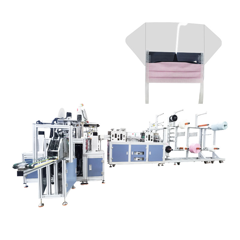 平面绑带护目片口罩机