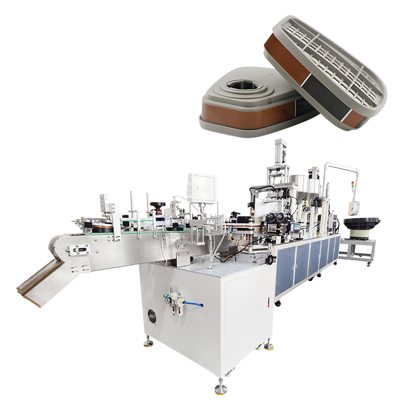 全自动滤毒盒+贴标机